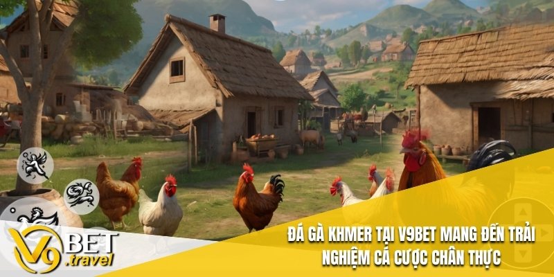 Đá Gà Khmer tại V9BET mang đến trải nghiệm cá cược chân thực