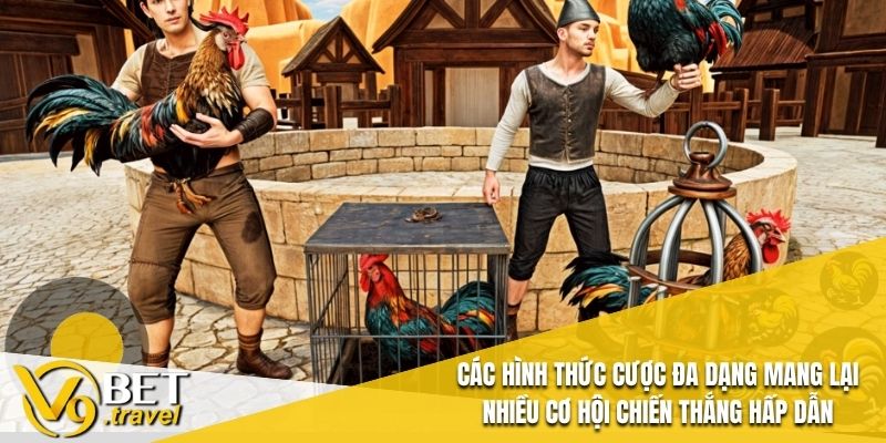 Các hình thức cược đa dạng mang lại nhiều cơ hội chiến thắng hấp dẫn