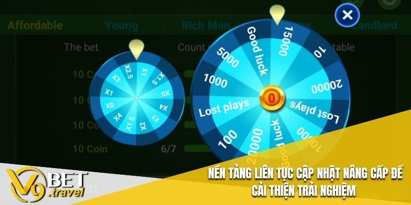 Nền tảng liên tục cập nhật nâng cấp để cải thiện trải nghiệm